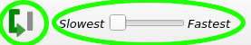 step button and execution speed